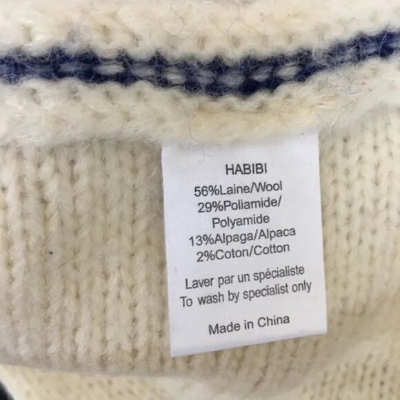 La Ligne Melange Martha Cardigan Cream Size XS - Picture 10 of 10